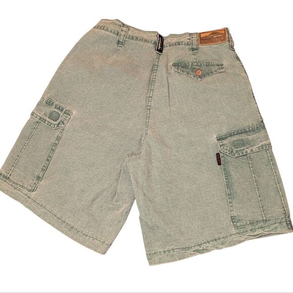 Vintage Mombosok‎ women's green cargo utility shorts - Picture 3 of 9